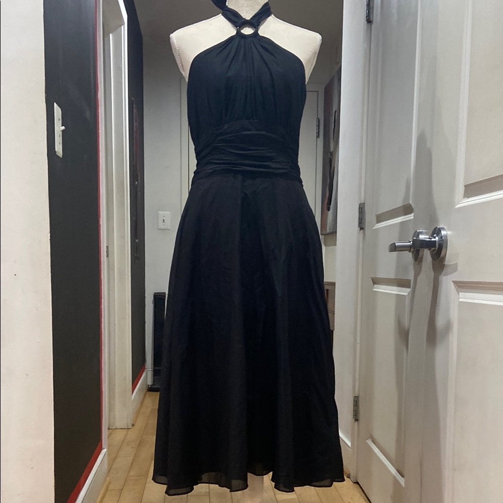White House Black Market Ruched A-Line Cocktail Dress- US4- marked 6